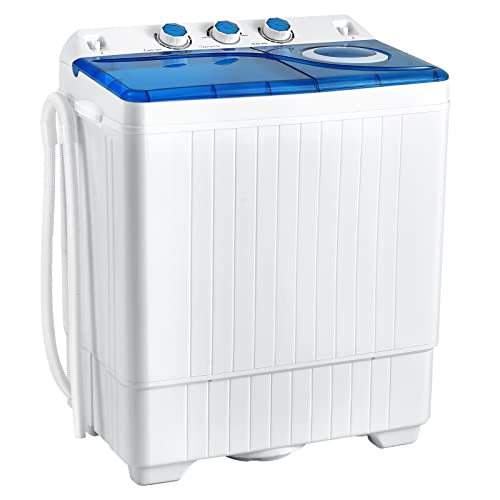 Compact Twin Tub Portable Washing Machine (Grey+White) Z59850