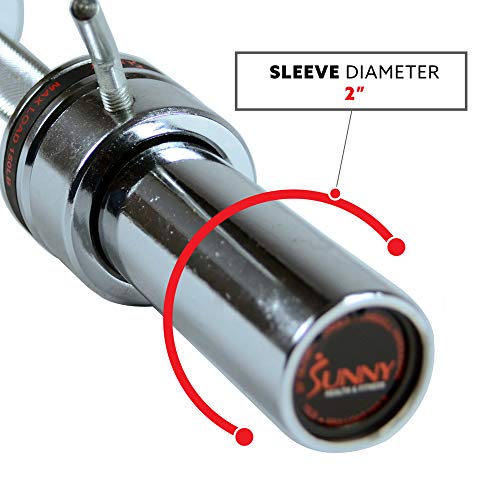 20" Heavy Duty Barbell Bar with Locking Ring Collars L9803
