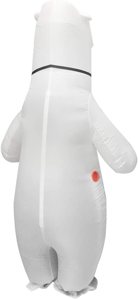 White Inflatable Polar Bear Costume W506097