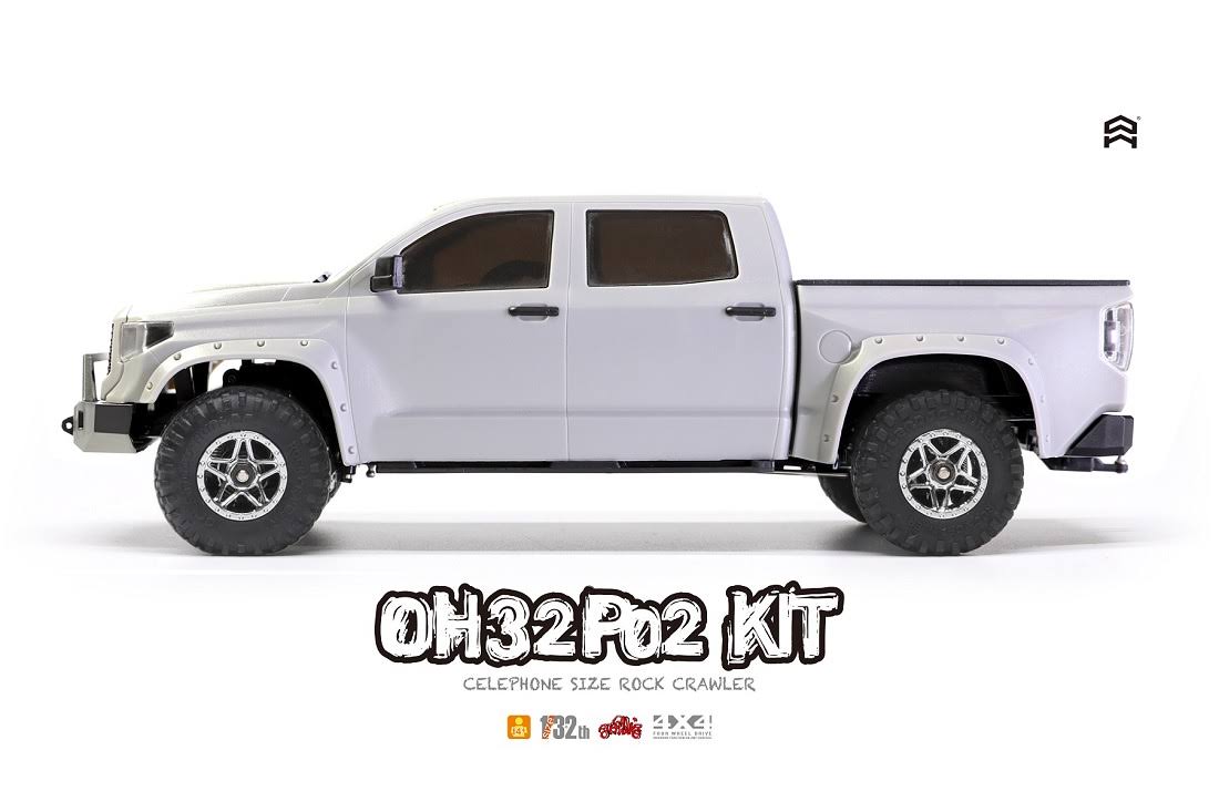 1/32 Scale 4WD RC Crawler Pickup Truck Kit T907