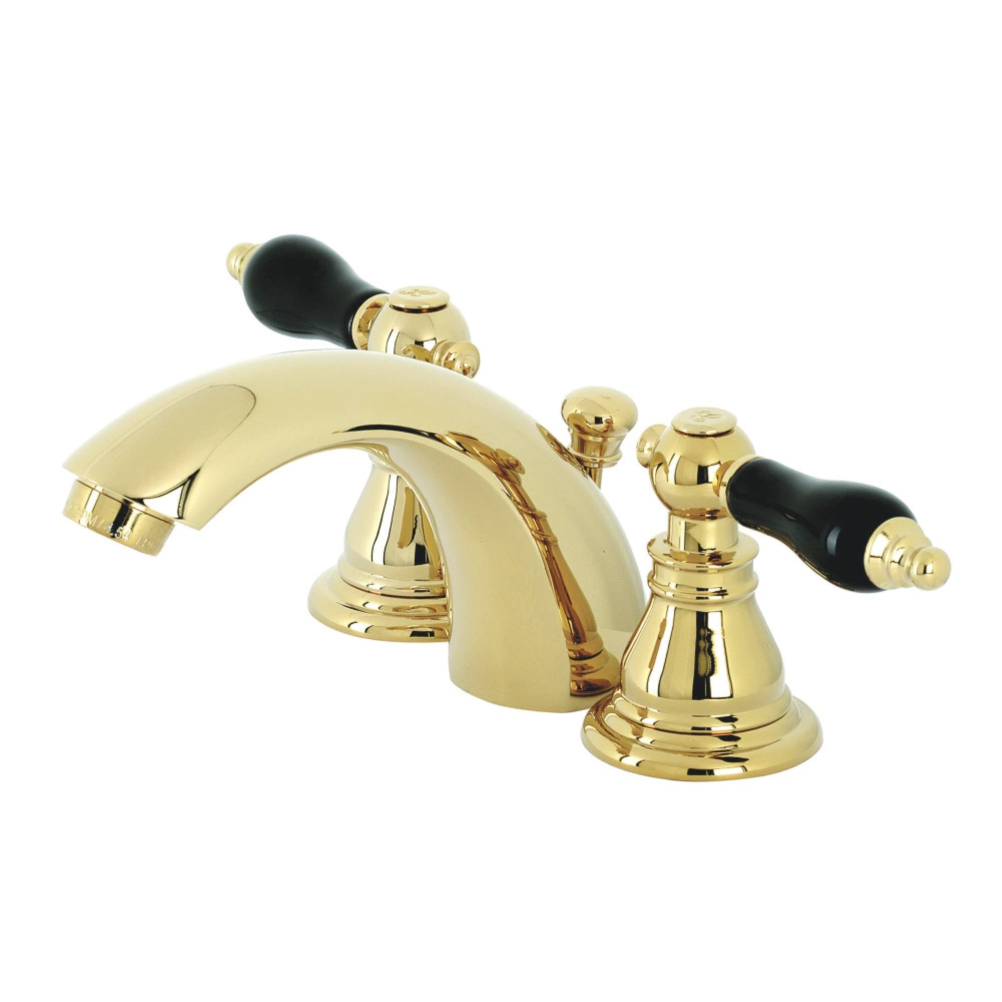 Polished Brass Widespread Bathroom Faucet M3115
