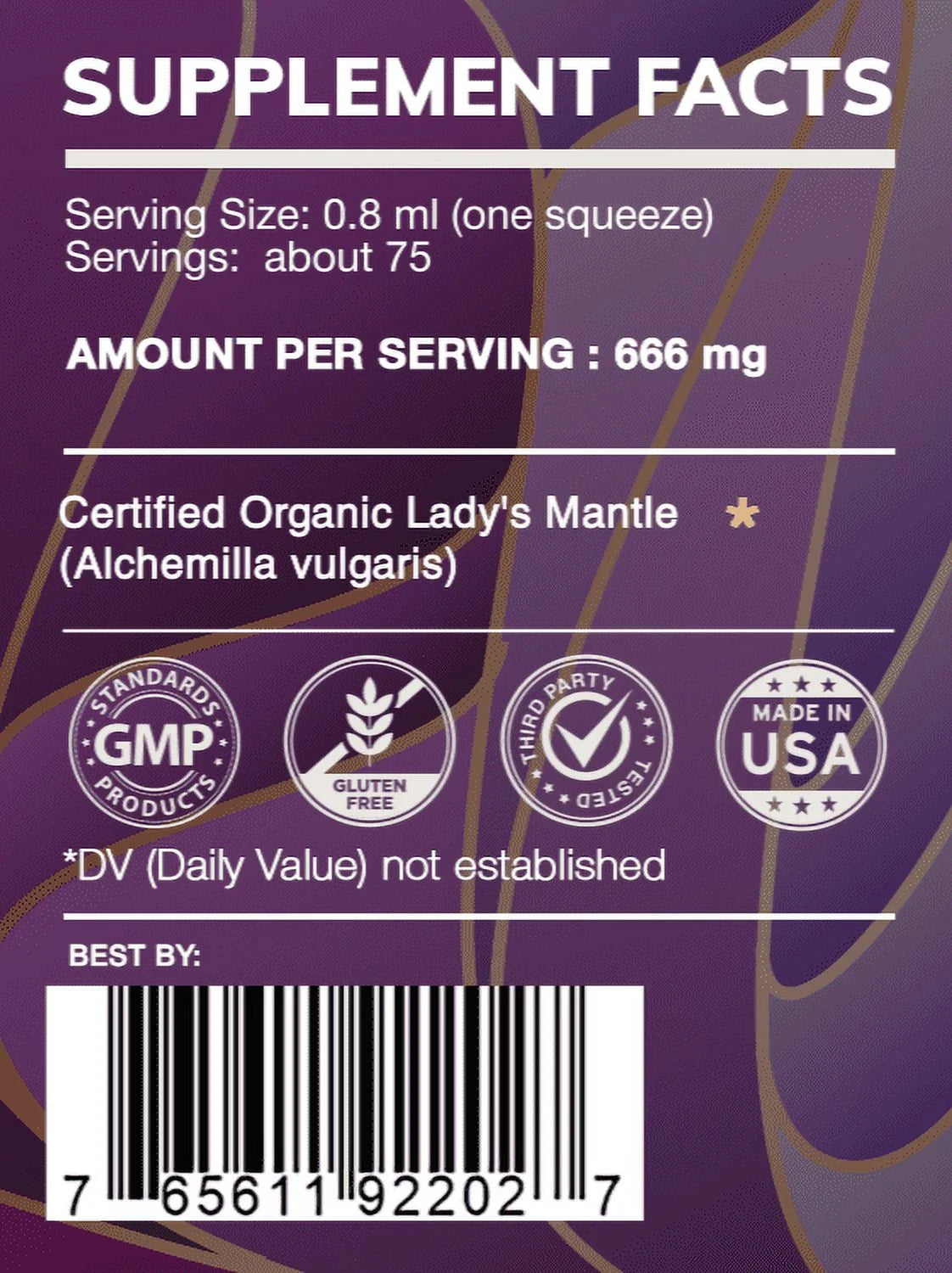 Lady's Mantle Alcohol Herbal Extract Tincture 2 oz Q500