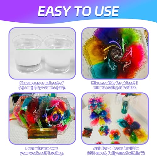 1 Gallon Crystal Clear Epoxy Resin Kit I169727