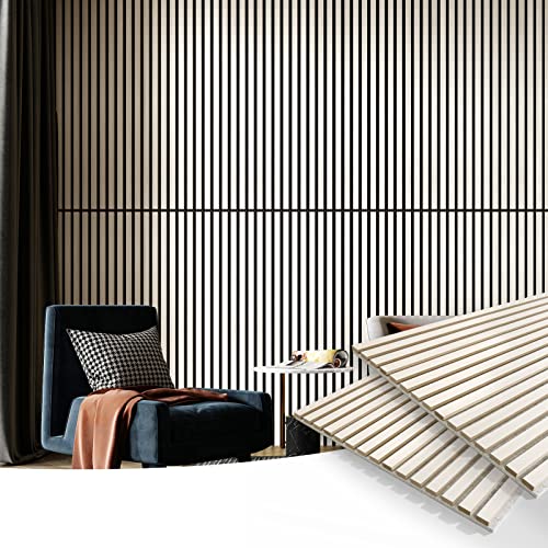 White Elm 3D Fluted Acoustic Panel B545