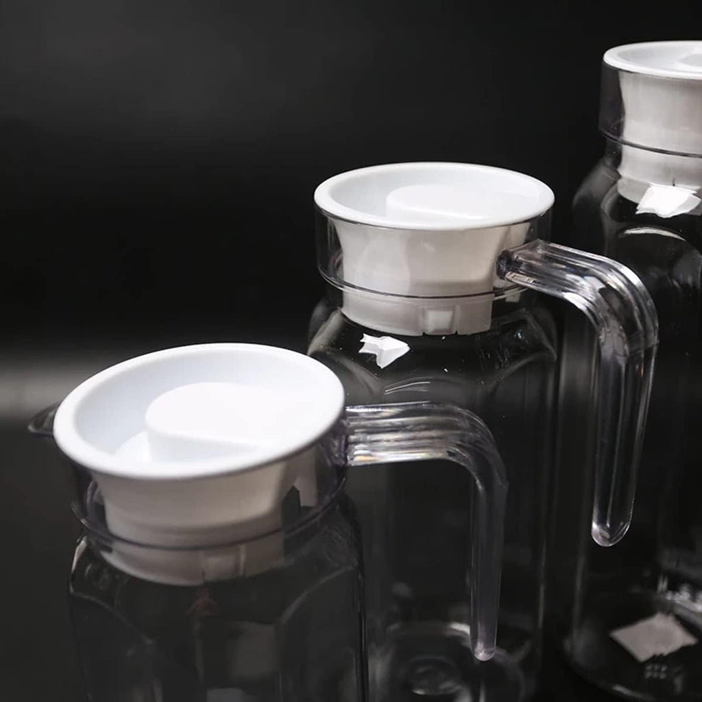 White 2 Pieces Water Pitcher Lids X867