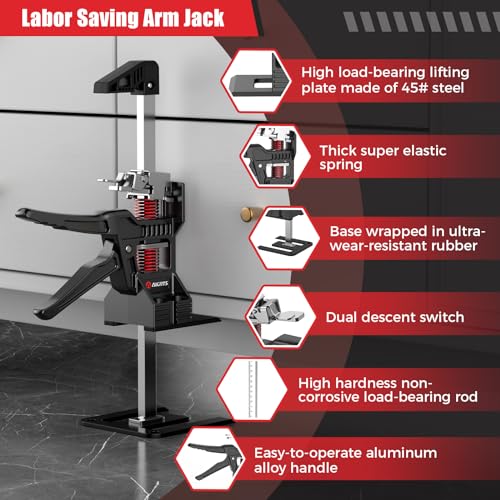 11.3 Inch Hand Lifting Furniture Lifter Jacks 220 Lb X336165