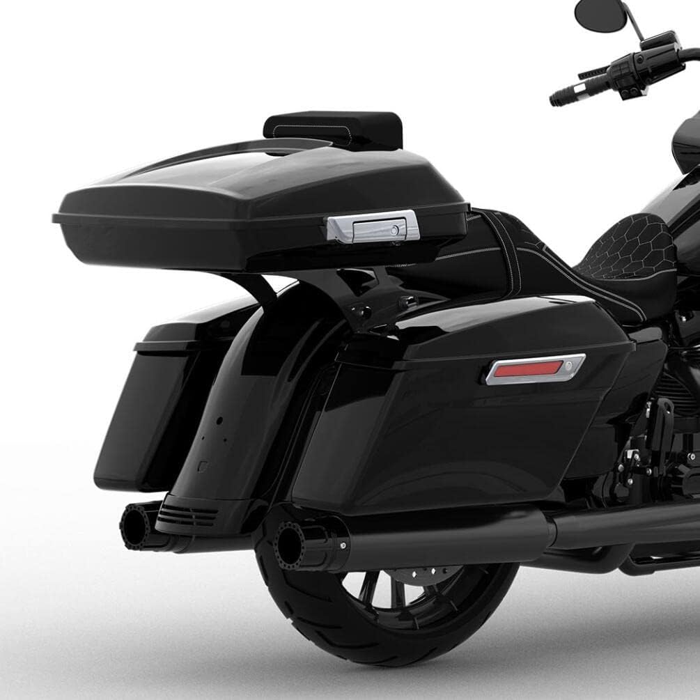 Black Razor Tour Pack with Latches and Keys V1878