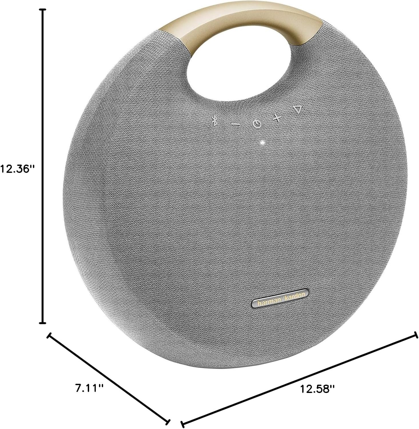 Gray Bluetooth Speaker with Handle O186913