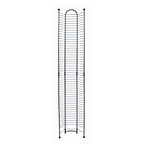 Black Steel Blu-Ray Rack J318