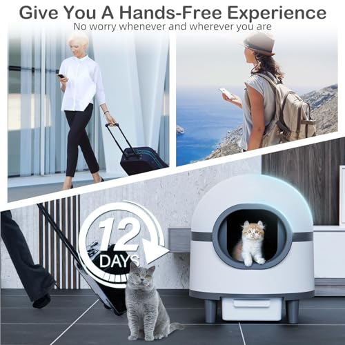 Automatic Self Cleaning Cat Litter Box O374