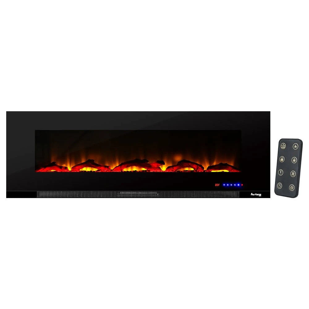 60 inch Black LED Electric Fireplace M410