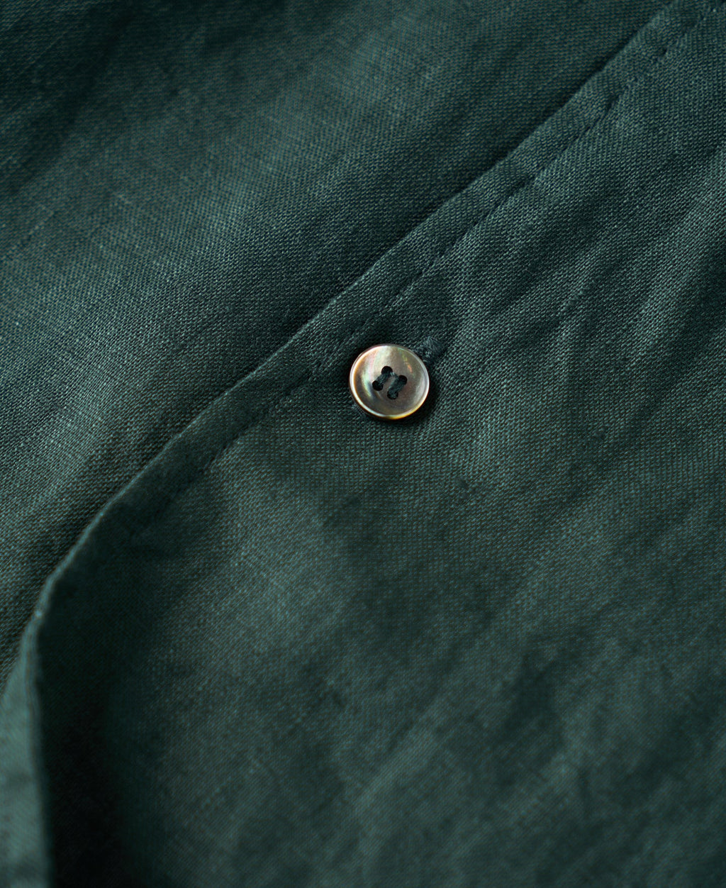 1950s Italian Collar Linen Shirt