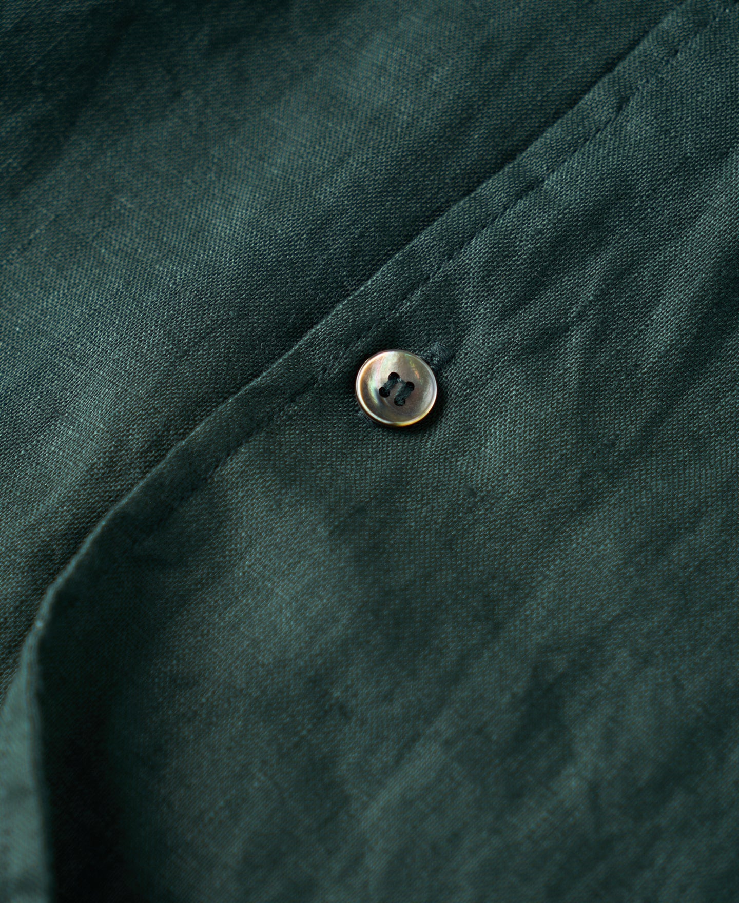 1950s Italian Collar Linen Shirt