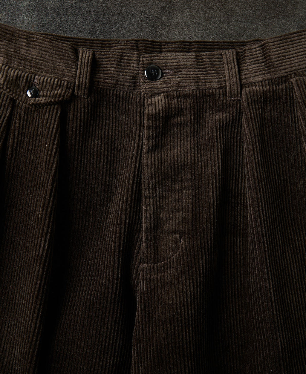 1960s Double Pleated Corduroy Trousers